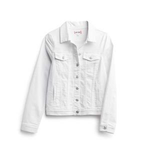 Just USA white denim jacket
